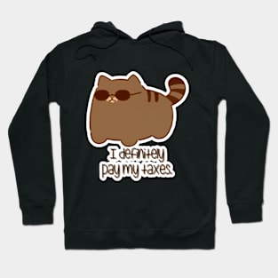 Marbles Purrview - I DEFINITELY pay my taxes. Hoodie